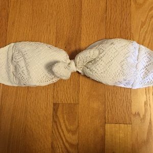 Size small crochet bandeau swim top
