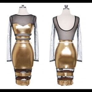 Gold rush dress