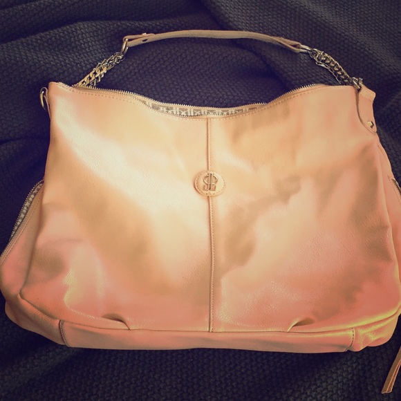 Pink JLo leather handbag