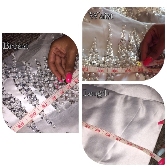 Beautiful White Dress - Picture 4 of 4