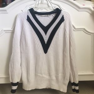 Rag & Bone type varsity sweater