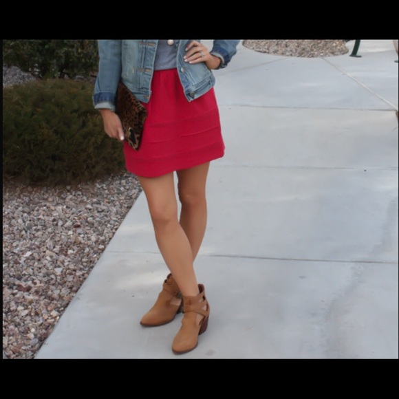 J Crew ribbed skirt