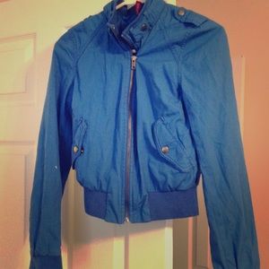 Blue spring jacket