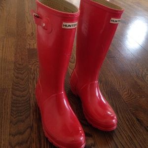 HUNTER tall boots size 7