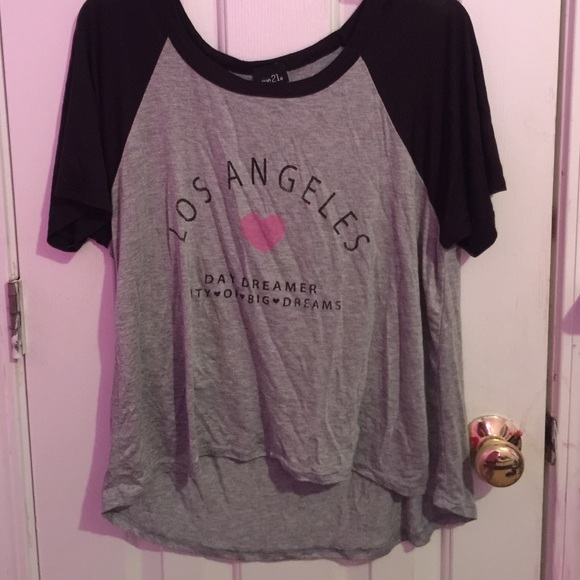 Black and Gray crop top