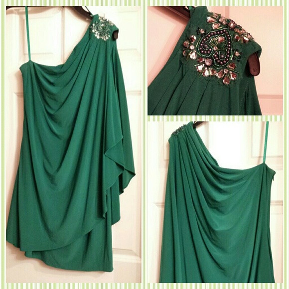 Emerald Green Greecian Style Dress
