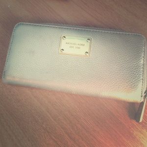 Michael Kors gold wallet