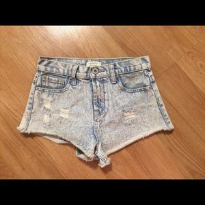 Aeropostale shorts. Slightly distressed.