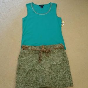 Turquoise tank SZ M
