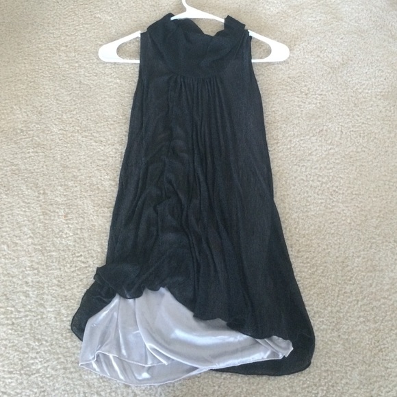 BRAND NEW!! Dressy black sleeveless shirt