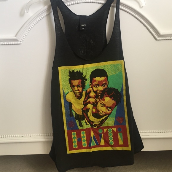Obey "Haiti" tank