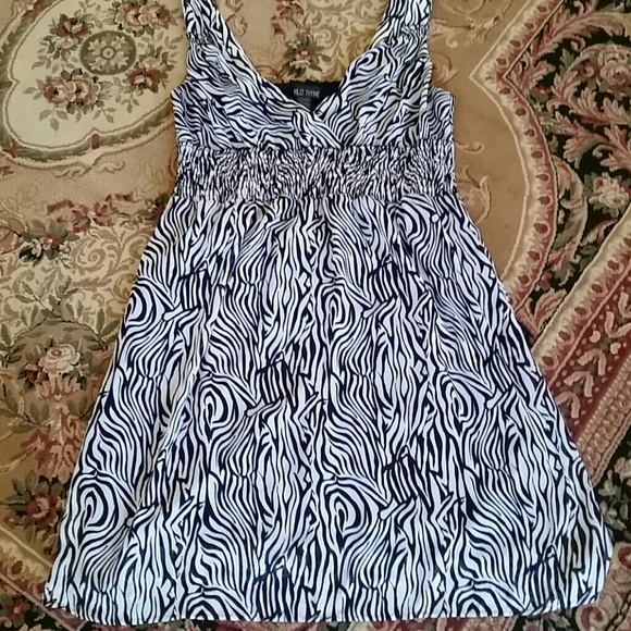 Plus Size zebra print dress