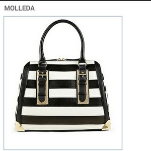 Cream and black ALDO bag