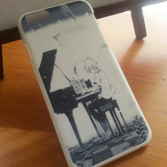 IPhone 6 cute anime piano boy phone case