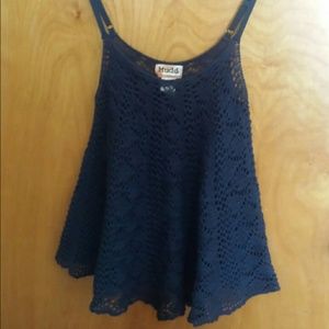 ❌SOLD❌Blue cotton tank top