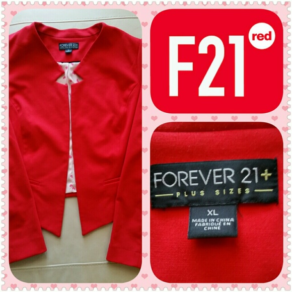 Forever 21 Jackets & Blazers - Forever 21 RED
