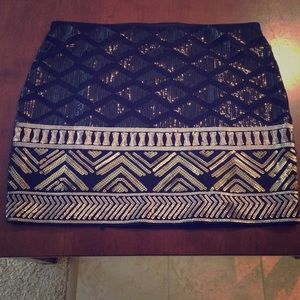 Express sequin skirt. Never worn. Size Small.