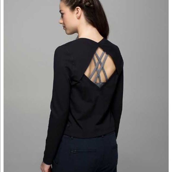 Lululemon Back Up Long Sleeve - Open Back