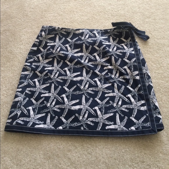 Starfish wrap skirt