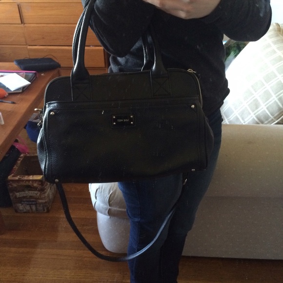 NINE WEST roomy black shoulder bag/satchel