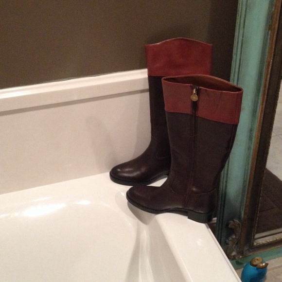 Two Toned Riding boots
