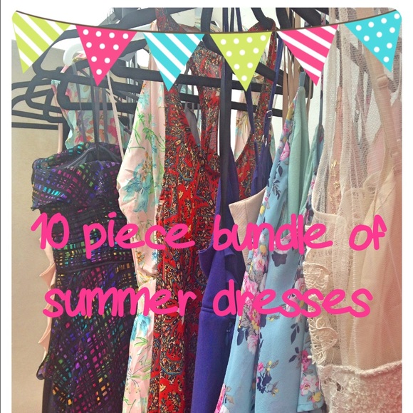 XXSOLDXX 10 piece bundle of NWT summer dresses