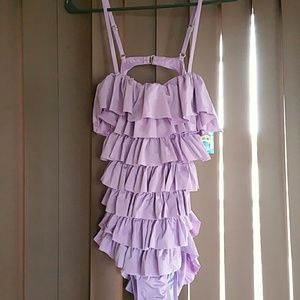 Purple bathing suit new with tags