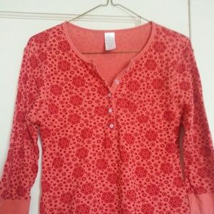 Henley thermal shirt