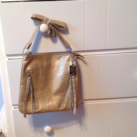 Handbags - Gold cross body purse