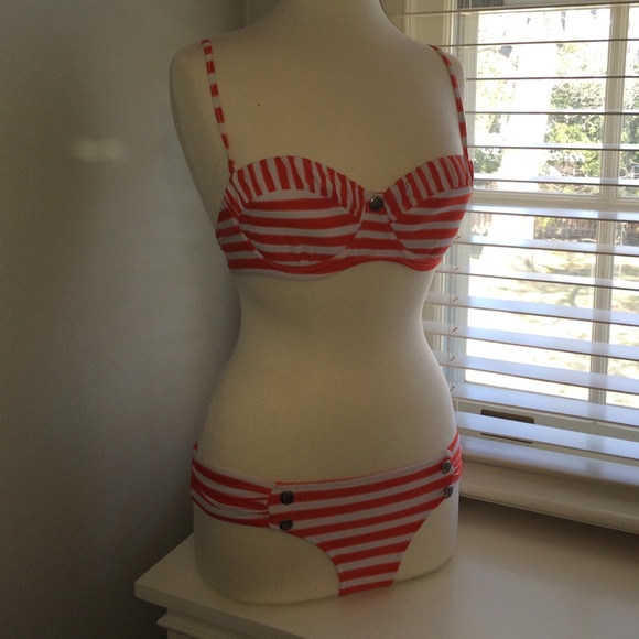 SeaFolly retro style bikini NWOT