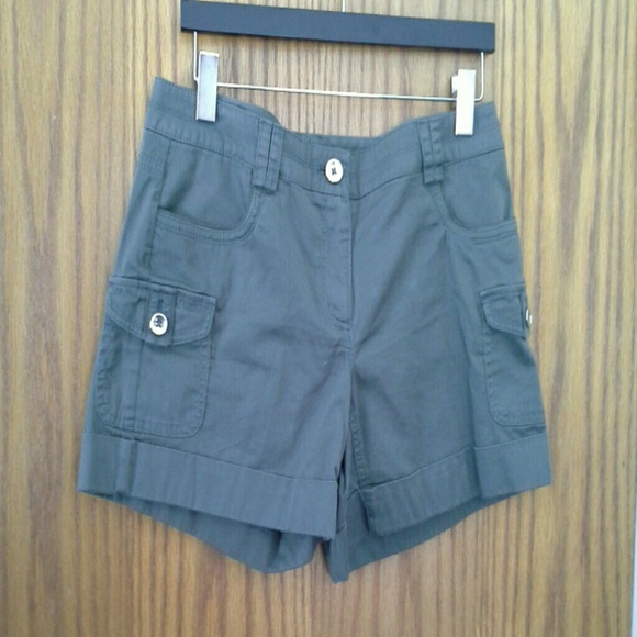 White House Black Market Pants - REDUCED- Olive green casua shorts