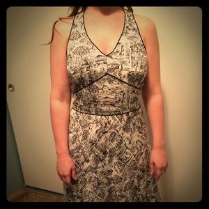 Ann Taylor Loft Black & White Dress