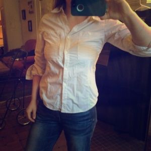 100% nylon Patagonia button down--great for travel