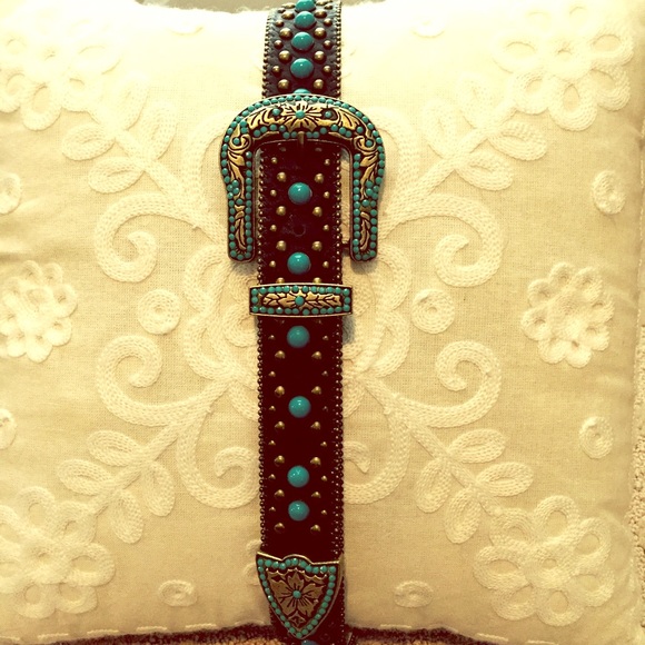 Beaded glam belt