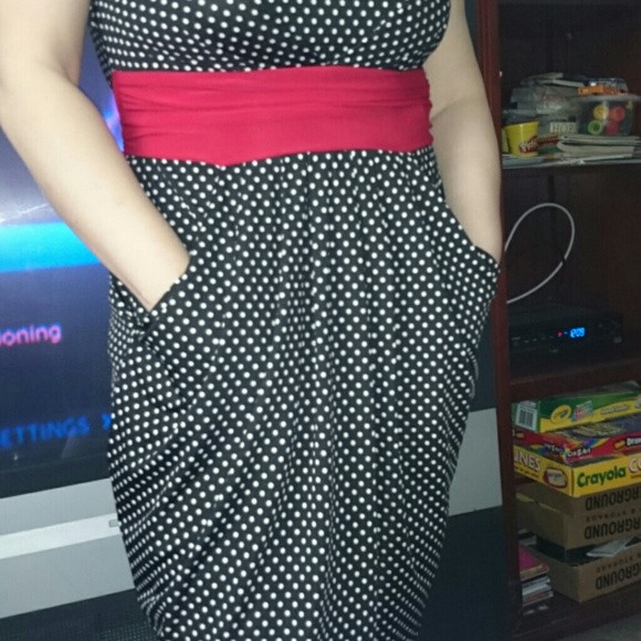 J.F.W Polka-dot Dress