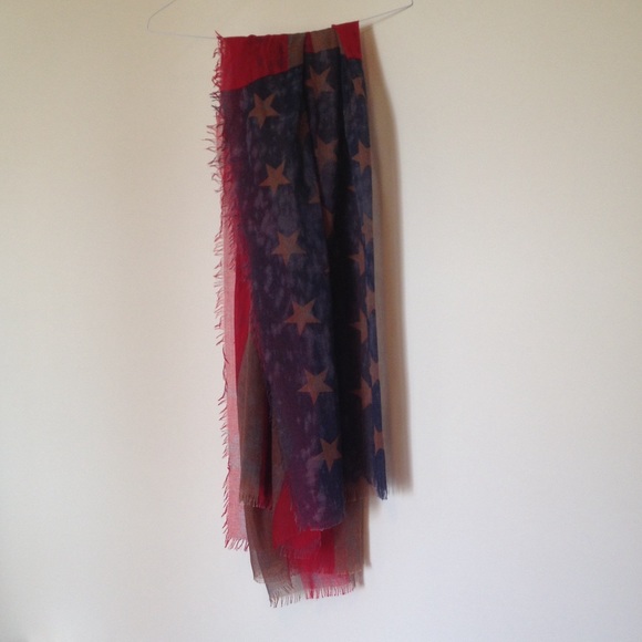 Free People American Flag Scarf