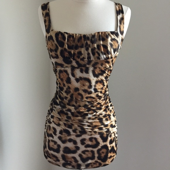 Dresses & Skirts - Leopard Dress -Small