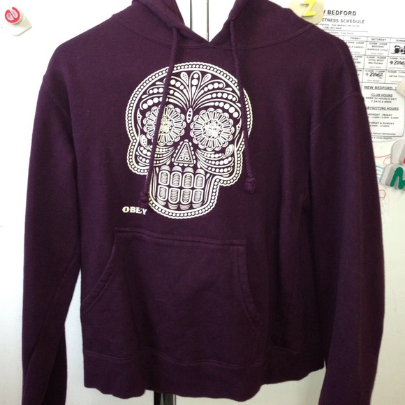 Obey skull hoodie