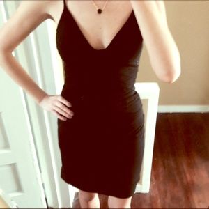 Max and Cleo black bodycon dress