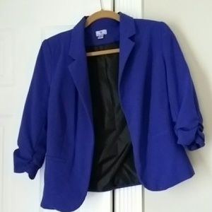 Royal blue blazer
