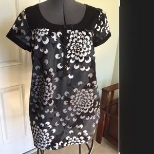 Adorable Black and white short Dress!!