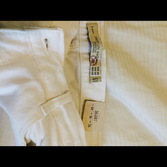 Zara white jeans🅿️🅿️only - Picture 2 of 4