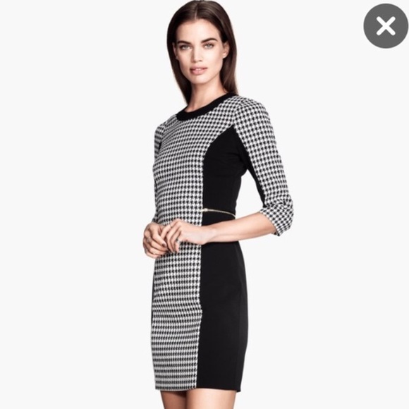 H&M Houndstooth Dress