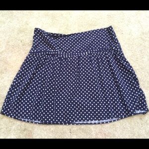 Gap Polka Dot Navy Skirt