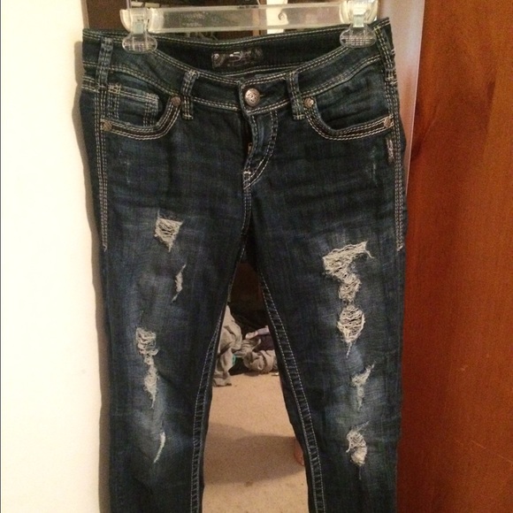 Silver jeans