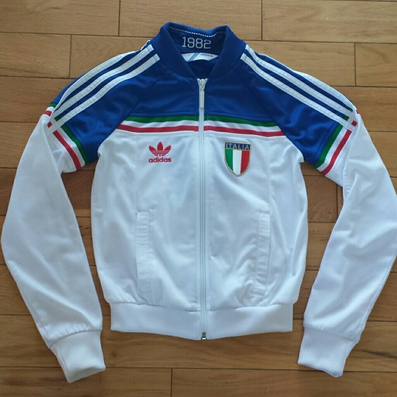 adidas italy track jacket
