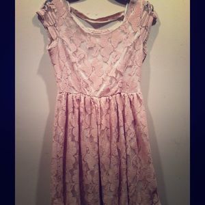 Pink Lace Dress