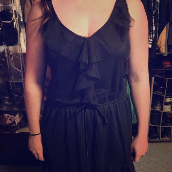 Dark navy summer dress