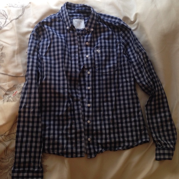 Brand new A&F plaid shirt