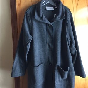 Charcoal gray Avenue coat - NWT - Size 18/20